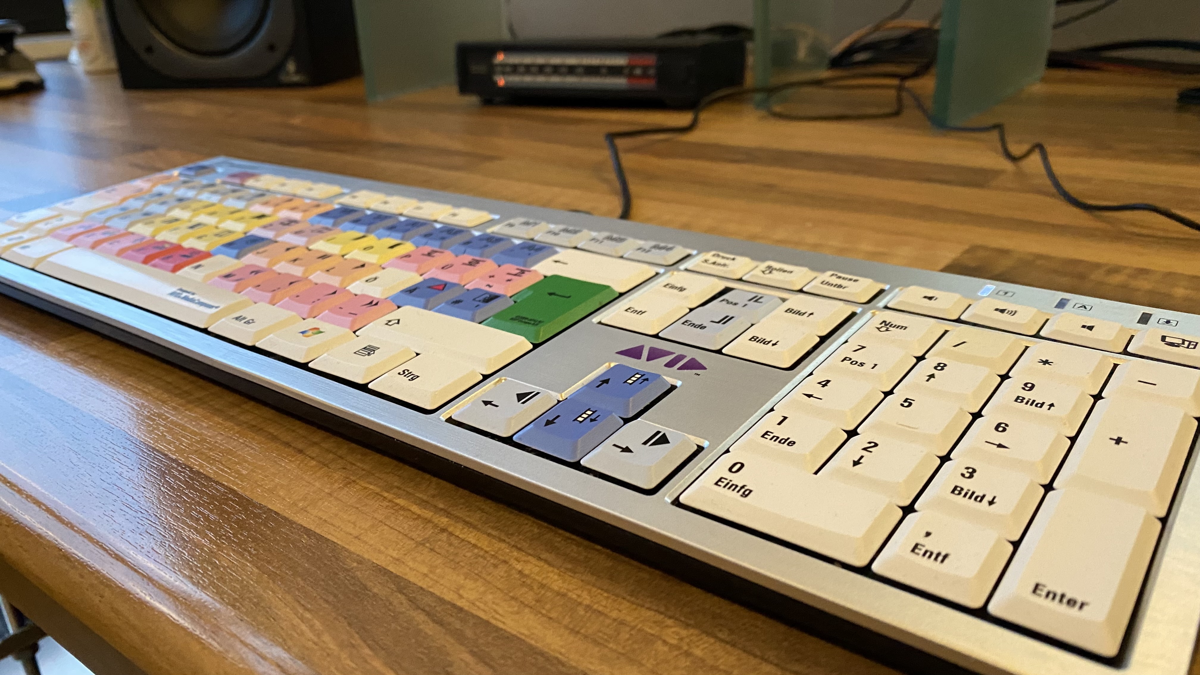 Avid-Tastatur an einem Schnittplatz